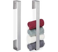relaxdays 2 x porte-serviettes sans percer