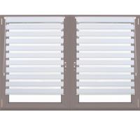 relaxdays 2 x store double Klemmfix blanc 110x150 cm