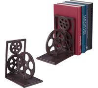 relaxdays 2 x support de livre rétro Rouleau de film