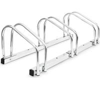 relaxdays 2 x support pour 3 vélos acier