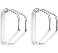 relaxdays 2 x Supports à vélos muraux réglables