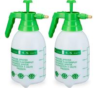 relaxdays 2 x vaporisateur à pompe 2 litres