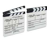 relaxdays 2 x volet de film blanc