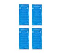 Relaxdays 20 coussins gel bleus rectangulaires