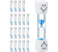 relaxdays 20 x sablier Brosse à dents enfants