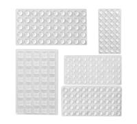 Relaxdays 222 patins autoadhésifs en caoutchouc