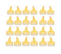 relaxdays 24 x bougies à réchaud LED