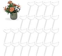 relaxdays 24 x Boule d'arrosage oiseau transparent