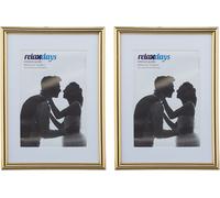 relaxdays 24 x cadres photo 13 x 18 cm or
