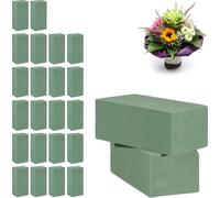 relaxdays 24 x Mousse de bouturage pour fleurs fraîches
