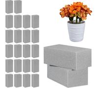 relaxdays 24 x Mousse de bouturage pour fleurs séchées