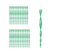 relaxdays 24 x spirale anti-oiseaux verte