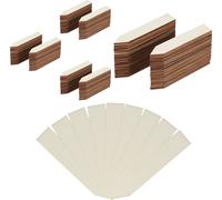 relaxdays 240 x fiches pour plantes en bois