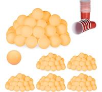 relaxdays 288 x Balles de Beer Pong orange