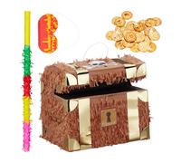 relaxdays 291 pcs. Pinata Set Coffre au trésor
