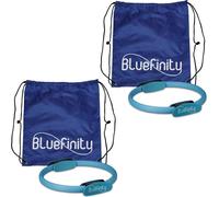 relaxdays 2x Anneau Pilates Turquoise