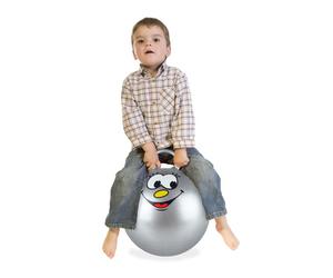 Relaxdays 2x ballons sauteurs pour enfants gris