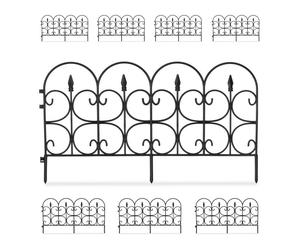 Relaxdays 2x Bordures de jardin en plastique