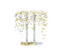 Relaxdays 2x lanceur à confettis doré/argenté