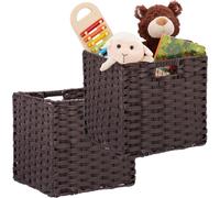 relaxdays 2x Panier de rangement pliable