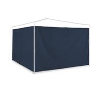 Relaxdays 2x paroi latérale tonnelle en bleu foncé