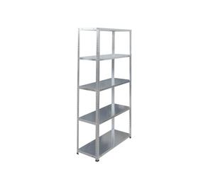 Relaxdays 2x rayonnages en acier 200 kg, argent