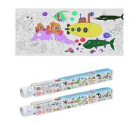 Relaxdays 2x rouleaux de coloriage pour l'enfant