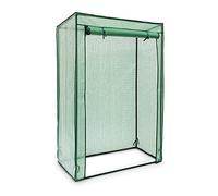 Relaxdays 2X Serres de Jardin à tomates Tente pour Plantes Protection des légumes Toit 150 x 100 x 50 cm, en PE, Vert