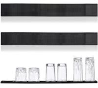relaxdays 2x Tapis de bar 60x8 cm