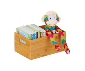 Relaxdays 2xCaisse de rangement bambou
