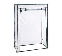 Relaxdays 3 serres à tomates, Acier et PVC, H x L x P : 150 x 100 x 50 cm, Serre pour Jardin et Balcon, Transparente