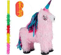 relaxdays 3 pcs. Pinata set licorne