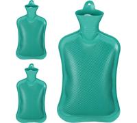 relaxdays 3 x bouillotte 2 litres turquoise