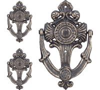 relaxdays 3 x heurtoir de porte antique