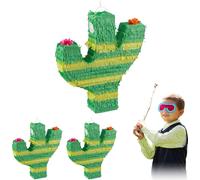 relaxdays 3 x Pinata Cactus