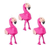 relaxdays 3 x Pinata Flamingo