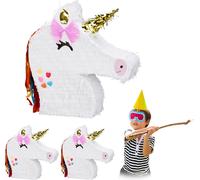 relaxdays 3 x Pinata Licorne