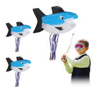 relaxdays 3 x Pinata requin