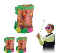 relaxdays 3 x Pinata Tiki