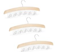 relaxdays 3 x porte-ceintures pour penderie