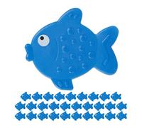 relaxdays 30 x autocollants antidérapants baignoire poisson