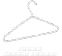 relaxdays 30 x cintres en perles