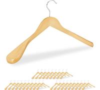 relaxdays 30 x cintres pour costumes nature