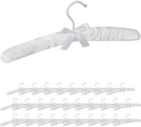 relaxdays 30x cintres satin blanc