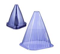 Relaxdays 32x cloches à salade en violet