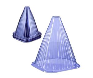 Relaxdays 32x cloches à salade en violet