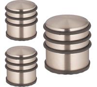 relaxdays 3x Butoir de porte en acier inoxydable en bronze