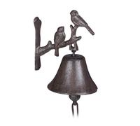 Relaxdays 3x Clochettes de porte oiseau