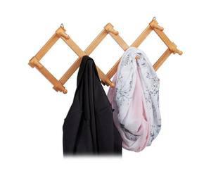 Relaxdays 3x Garde robe mural en bois pliable