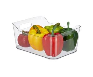 Relaxdays 3x organisateurs de frigo avec poignées